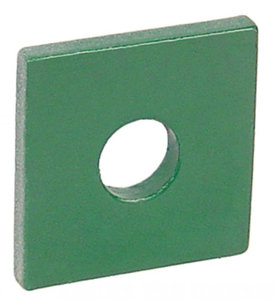 Sq Strut Wshr 1/4" bolt Grn 1-5/8" 100pk