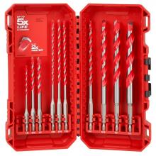 Milwaukee Electric Tool 48-20-9058 - 10pc. Hammer Drill Bit Set