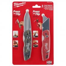 Milwaukee Electric Tool 48-22-1524D - 2 PK Camo/Utility Folding Knives