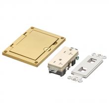 Arlington FLBC8501MB - BRASS CON FL BX COVER