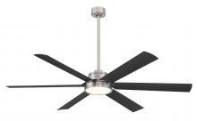 Minka-Aire F897L-BNW/CL - 65" LED SMART INDOOR/OUTDOOR CEILING FAN