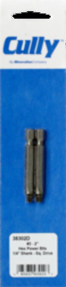 #3-2 SQ DR HEX POWER BIT 2PK