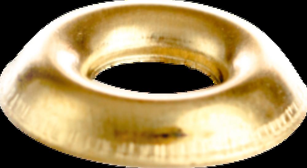 #8 FINISH CUP WASHER BRASS