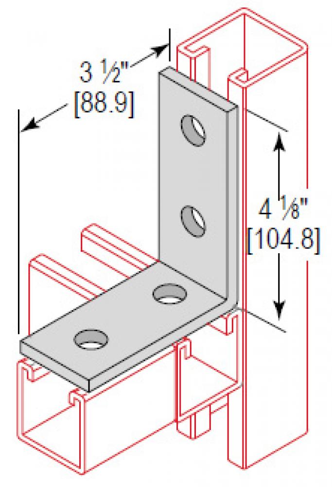 4 HOLE 3 WAY CORNER ANGLE