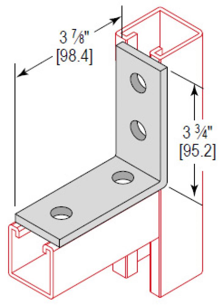 4 HOLE CORNER ANGLE