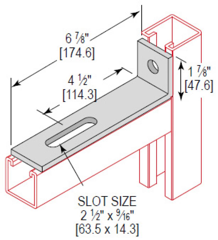 2 HOLE 6-7/8 ADJUST CORNER ANG