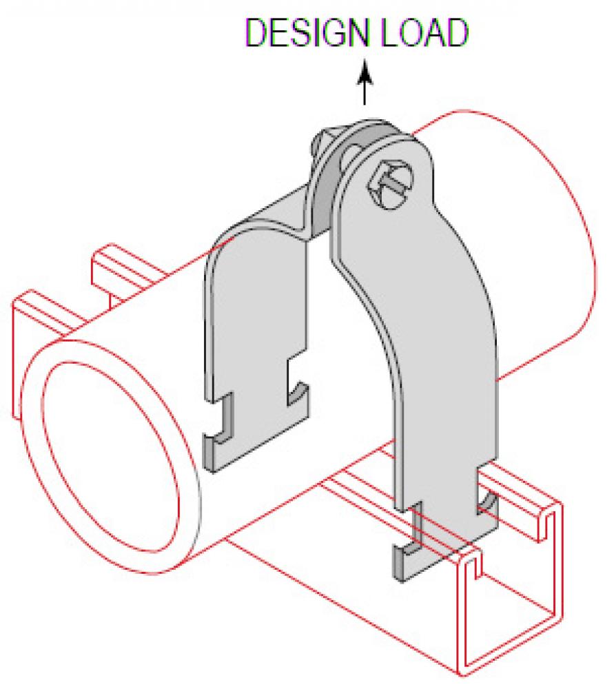 CONDUIT STRUT CLAMP O.D. 6-3/4