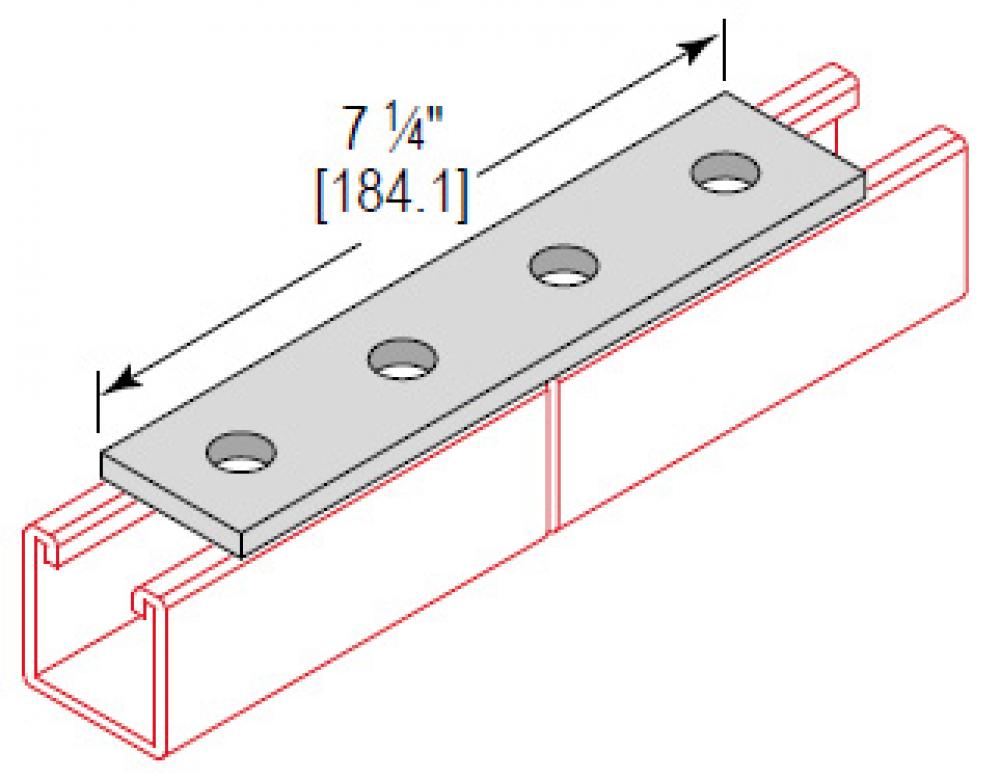 4 HOLE SPLICE PLATE