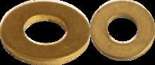 Minerallac 43315J - #10 FLAT CUT WASHER BRASS
