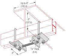 Minerallac BCSD325EG - DBL BMCLMP STRT 2-7/16 & 3-1/4