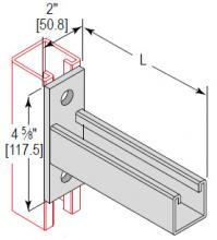 Minerallac BRC16212EG - BRACKET 1-5/8 CHANNEL 12