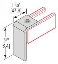 Minerallac CA1H387EG - 1 HOLE 3-7/8" CORNER ANGLE