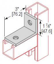 Minerallac CA2H3LEG - 2 HOLE 3in CORNER ANGLE