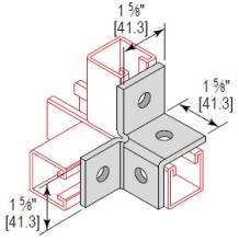 Minerallac WFD4HEG - WING FTNG DBL CONRNER 4 HOLE