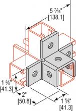 Minerallac WFT6HEG - WING FTNG TRIPLE CORNER 6 HOLE