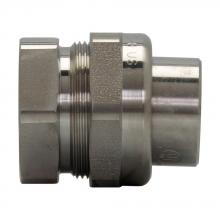 Eaton Crouse-Hinds UNF215 SS - 1/2 FEMALE TO 3/4 MALE NPT UNF UNION SS