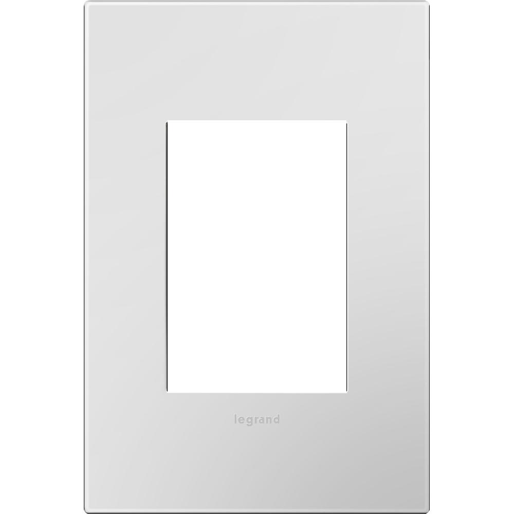 MATTE WH 1G/3MOD WALL PLATE