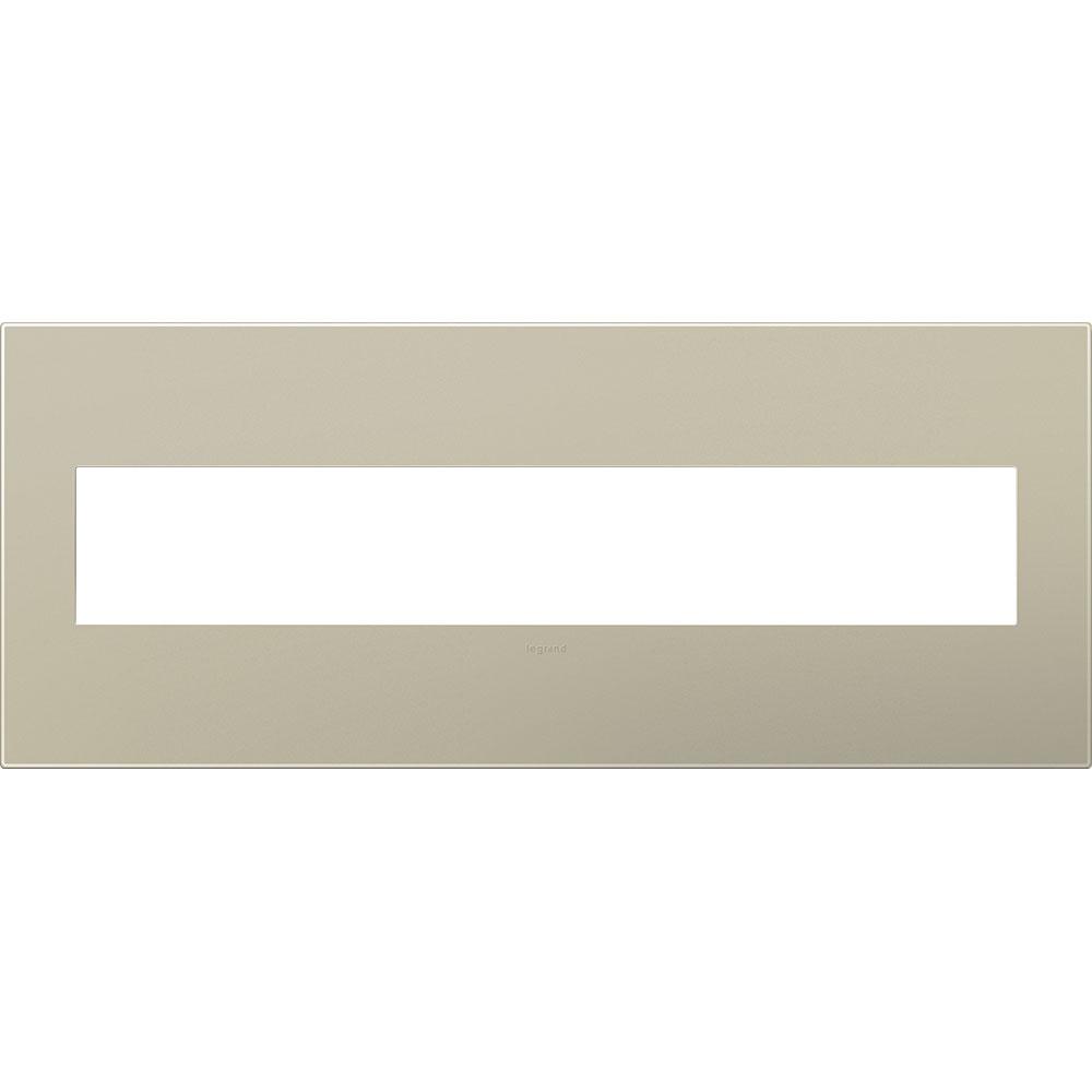 TITANIUM 6 GANG WALL PLATE