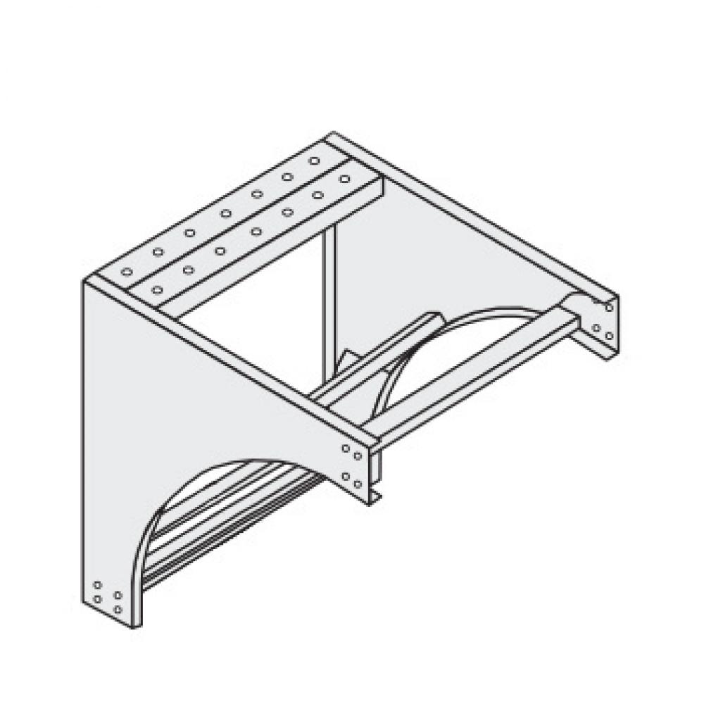 LD-7G2O-9312-12 GC 90 VERT SUPPORT ELBO