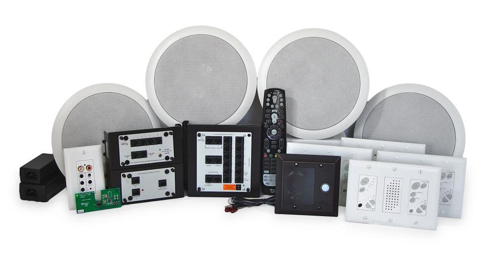 4LOC INTERCOM/AUDIO KIT-WH W/ORB DR