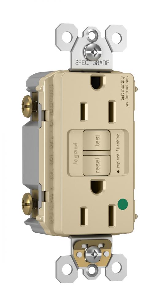 SELF-TEST GFCI HG RCPT 15A 125V NA IV