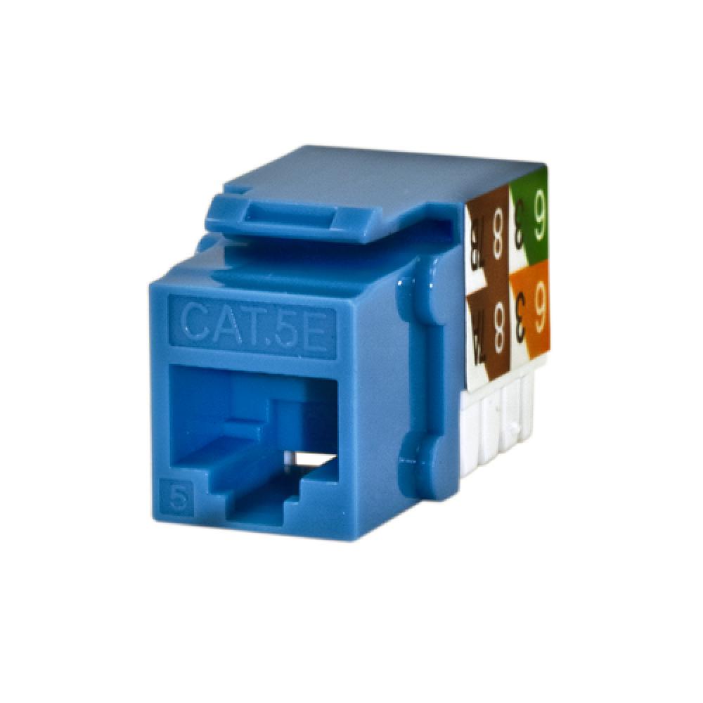 CAT5e RJ45 Keystone Jack Blue
