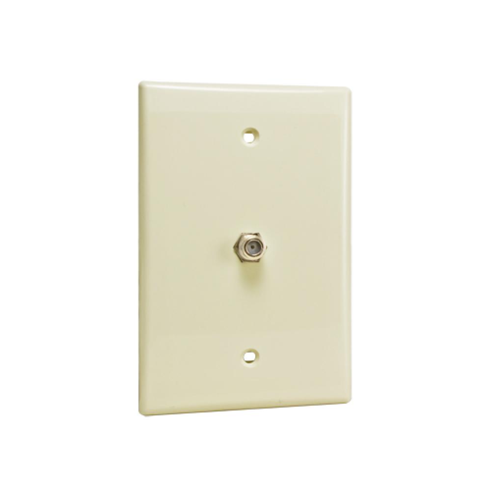 Wall Plate 1xF81 1 Gang Midsize LT ALM