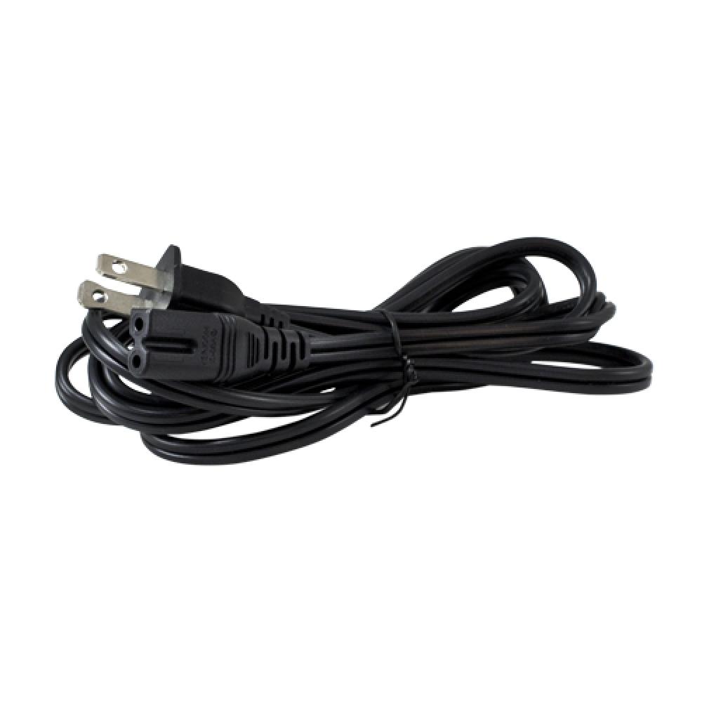 2 Prong POLRZD FIG 8 C7 PWR CRDs BLK 6ft