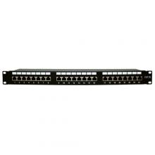 Vericom MPP5S-01360 - Patch Panel CAT5e Shielded 24 Port Black