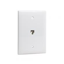 Vericom XFPMP-04151 - Wall Plate 1xRJ14 1 Gang Midsize White