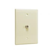 Vericom XFPMP-04159 - Wall Plate 1xF81 1 Gang Midsize LT ALM