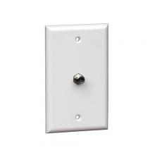 Vericom XFPOP-00467 - Wall Plate 1xF81 1 Gang White