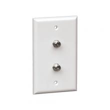 Vericom XFPOP-00468 - Wall Plate 2xF81 1 Gang White