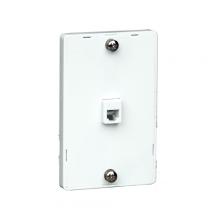 Vericom XFPOP-00473 - Wall Mount Telephone Jack 1xRJ14 White