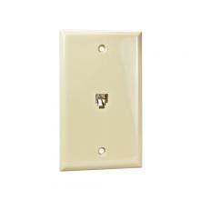 Vericom XFPOP-00476 - Wall Plate 1xRJ14 1 Gang Ivory