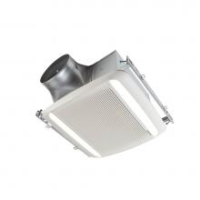 Broan Nutone ZB80L1 - ULTRA GREEN ZB Series 80 CFM Multi-Speed Ceiling Bathroom Exhaust Fan with LED Light, ENERGY STAR*