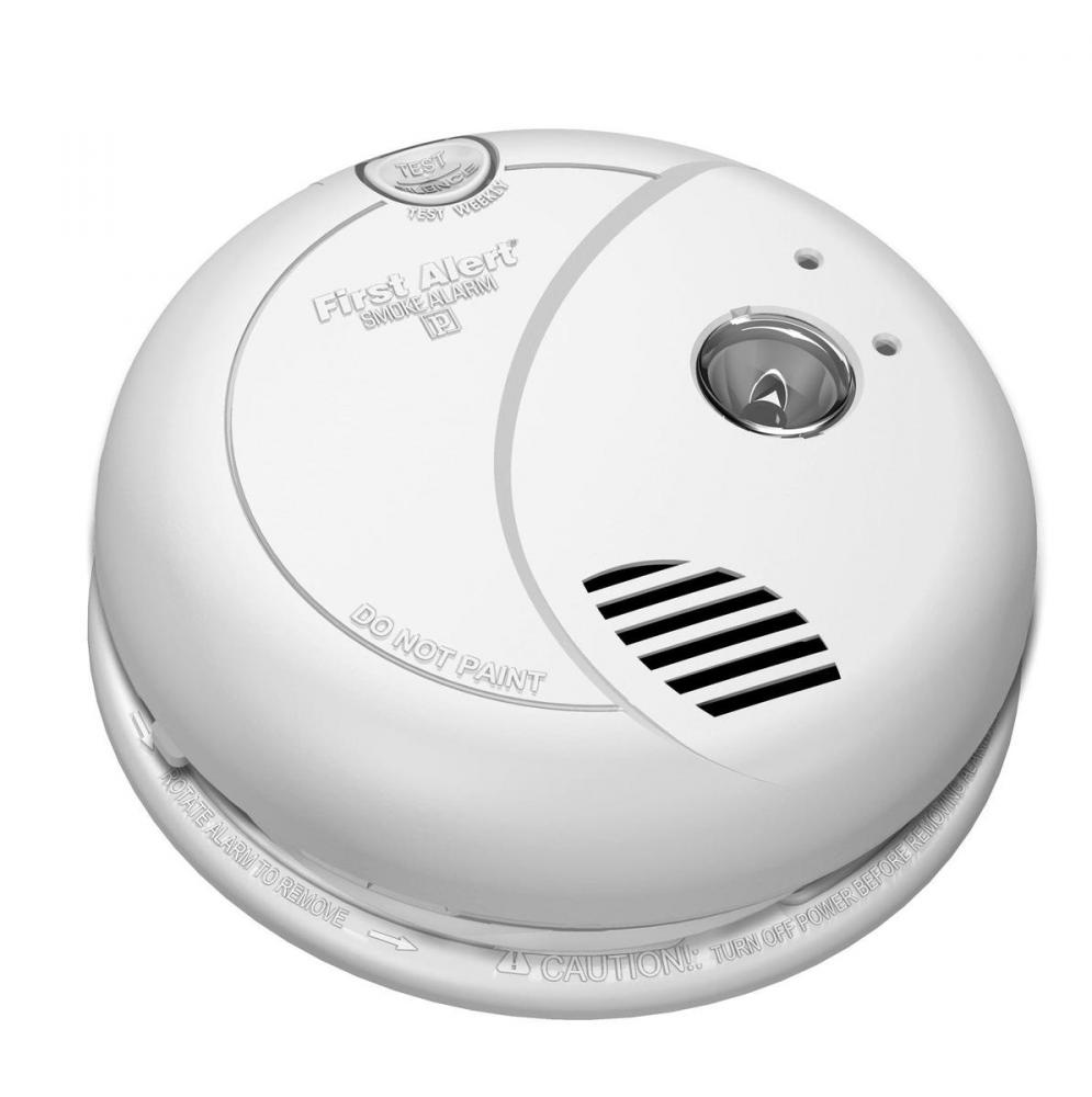 120V AC Photo Smoke Alarm w Escape Light