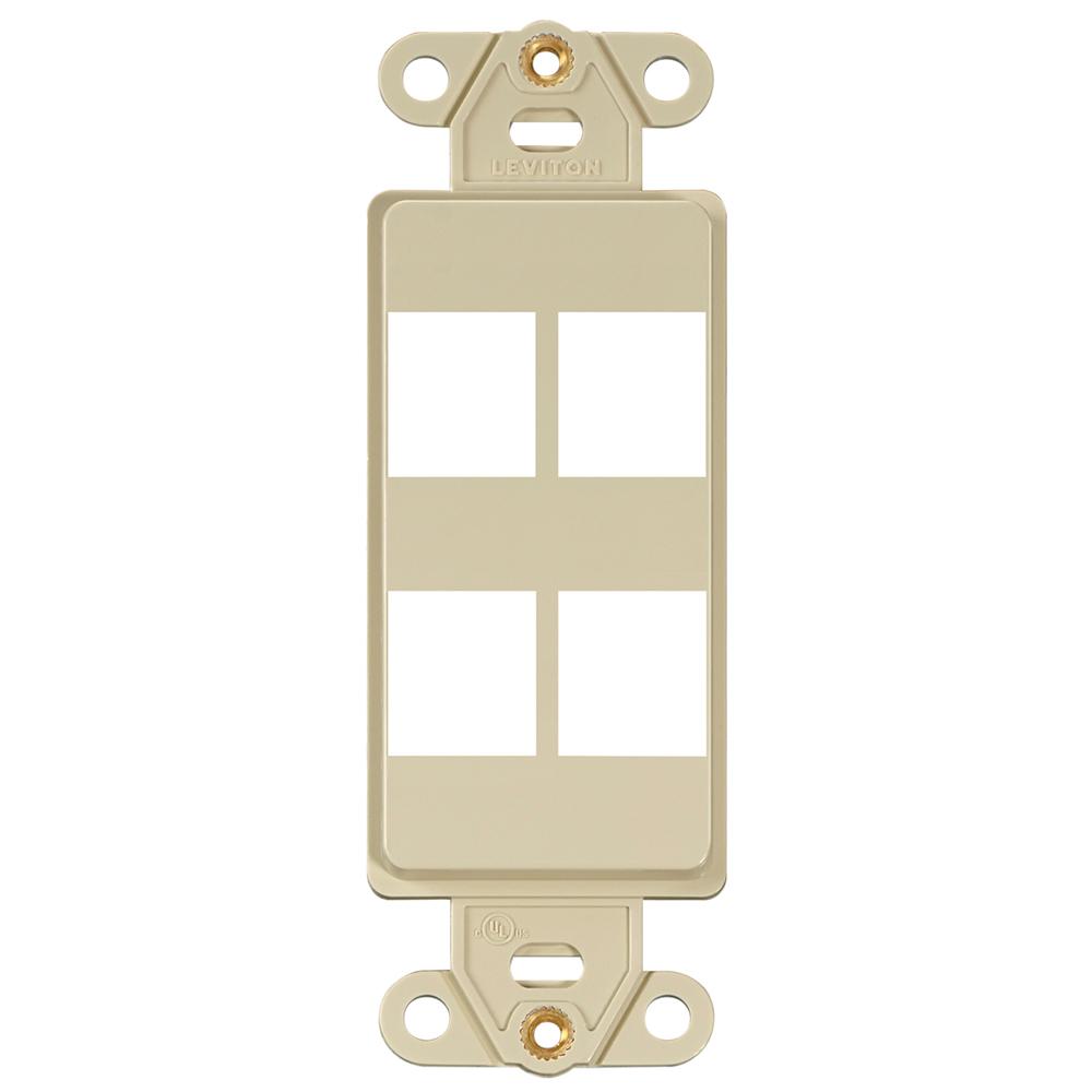 4-PORT QUICKPORT DEC  INSRT  IVORY