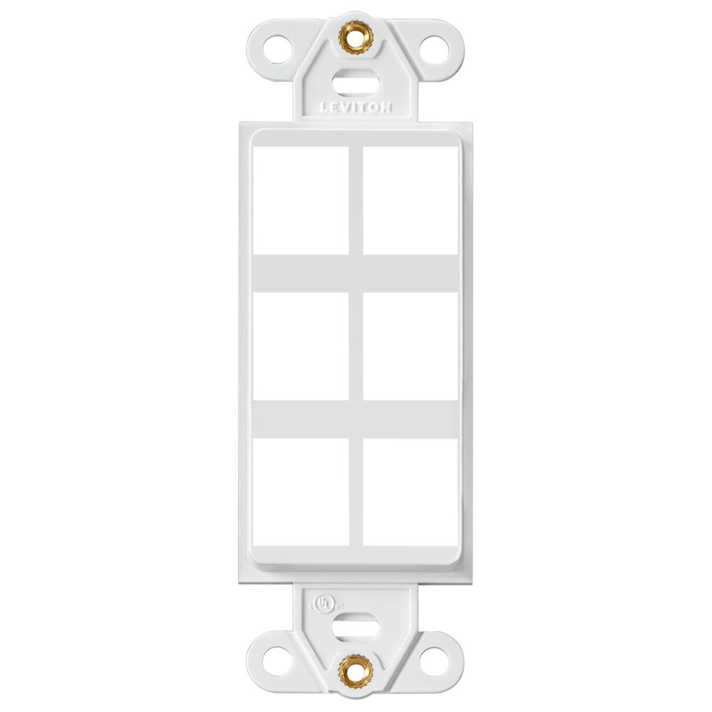 6-PORT QUICKPORT DEC  INSRT  WHITE