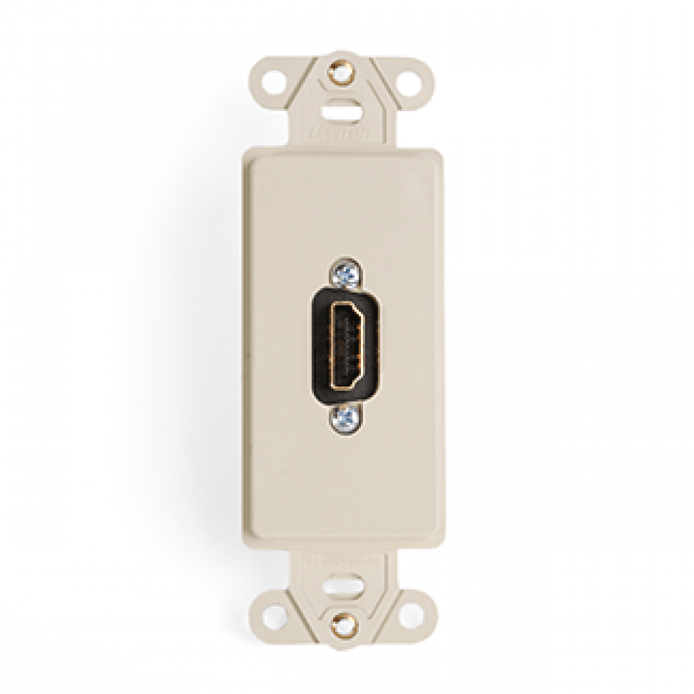 DECORA INSERT HDMI COUPLER IVORY