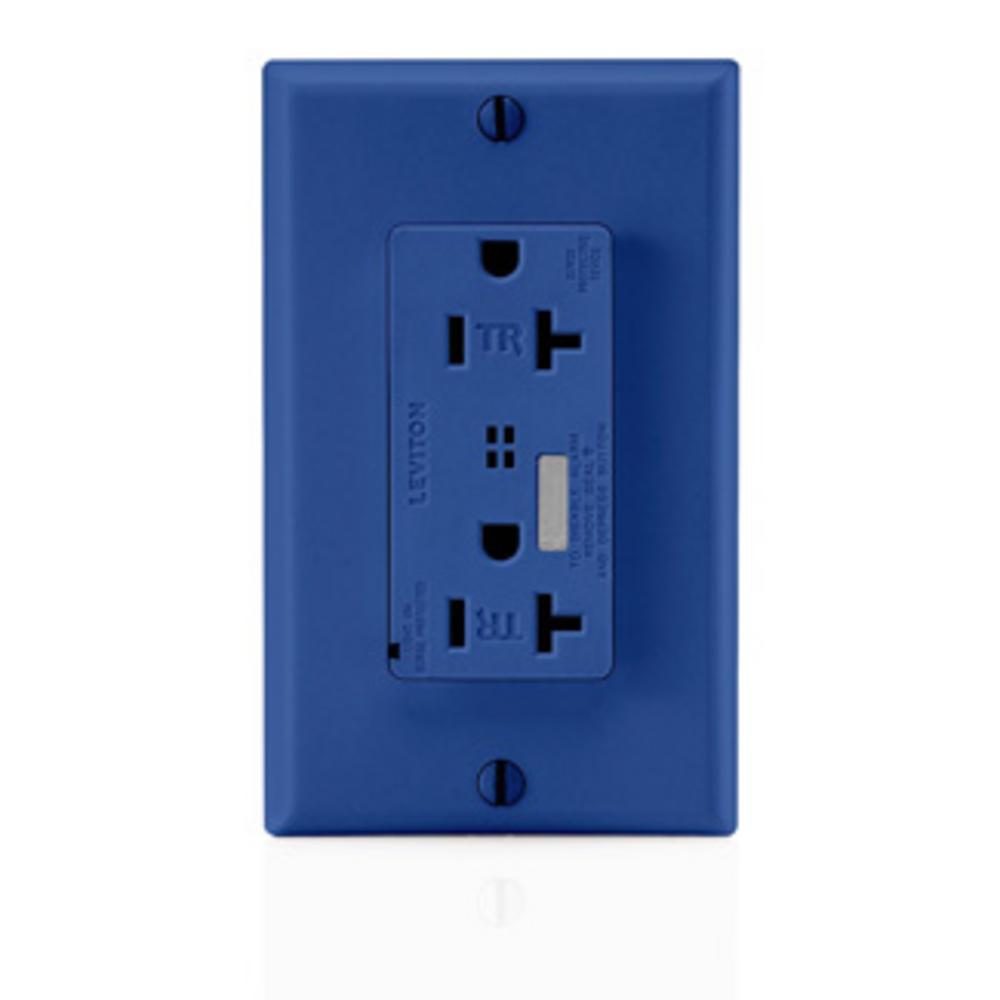 5-20R SURGE RECEP ALARM TR BLUE