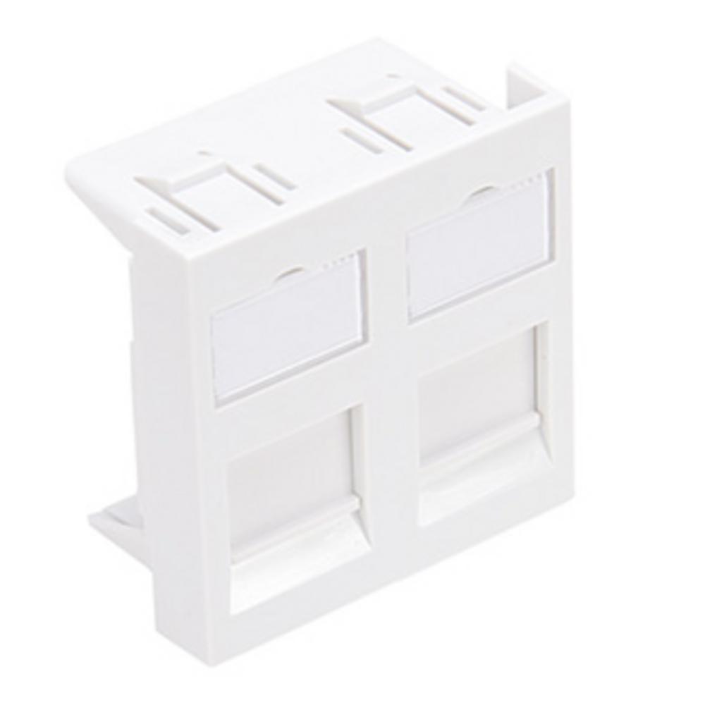 INS 45X45 2 PORT WH