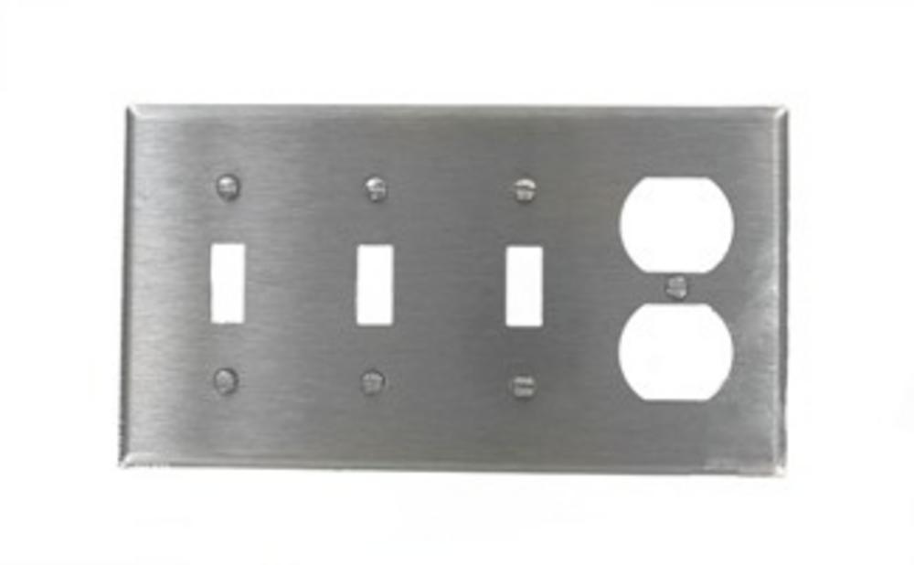 SS WP 4G, 3 TOGGLES, 1 DUPLEX