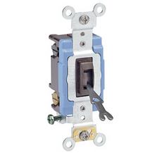 Leviton 1202-2L - BR SW TGL TR LOCK 2PO 15A120/277VAC