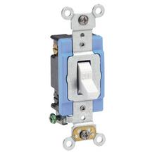 Leviton 1202-2W - 15A 120/277V 2P INDUSTRIALTOGL WH