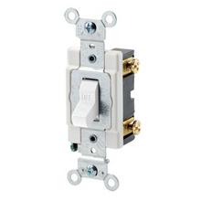 Leviton 12021-2W - 3A 24V SP TGL IND GRD WHITE