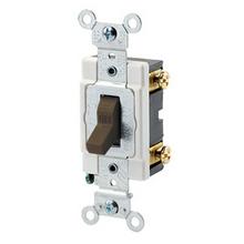 Leviton 1221-S - 20A 120 277V SP TOGGLE SLIM BROWN