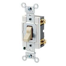 Leviton 1221-SI - 20A 120 277V SP TOGGLE SLIM IVORY