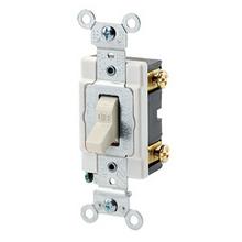 Leviton 1221-ST - 20A 120 277V SP TOGGLE SLIM LT ALMOND