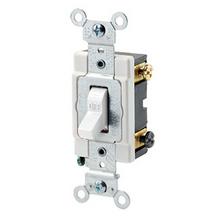 Leviton 1222-SW - 20A 120/277V 2P-S INDUSTRIAL TOGL WH